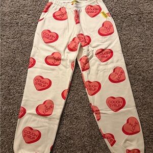That’s a awful lot of cough syrup Valentine’s Day Sweatpants